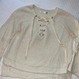 RD Style cream sweater